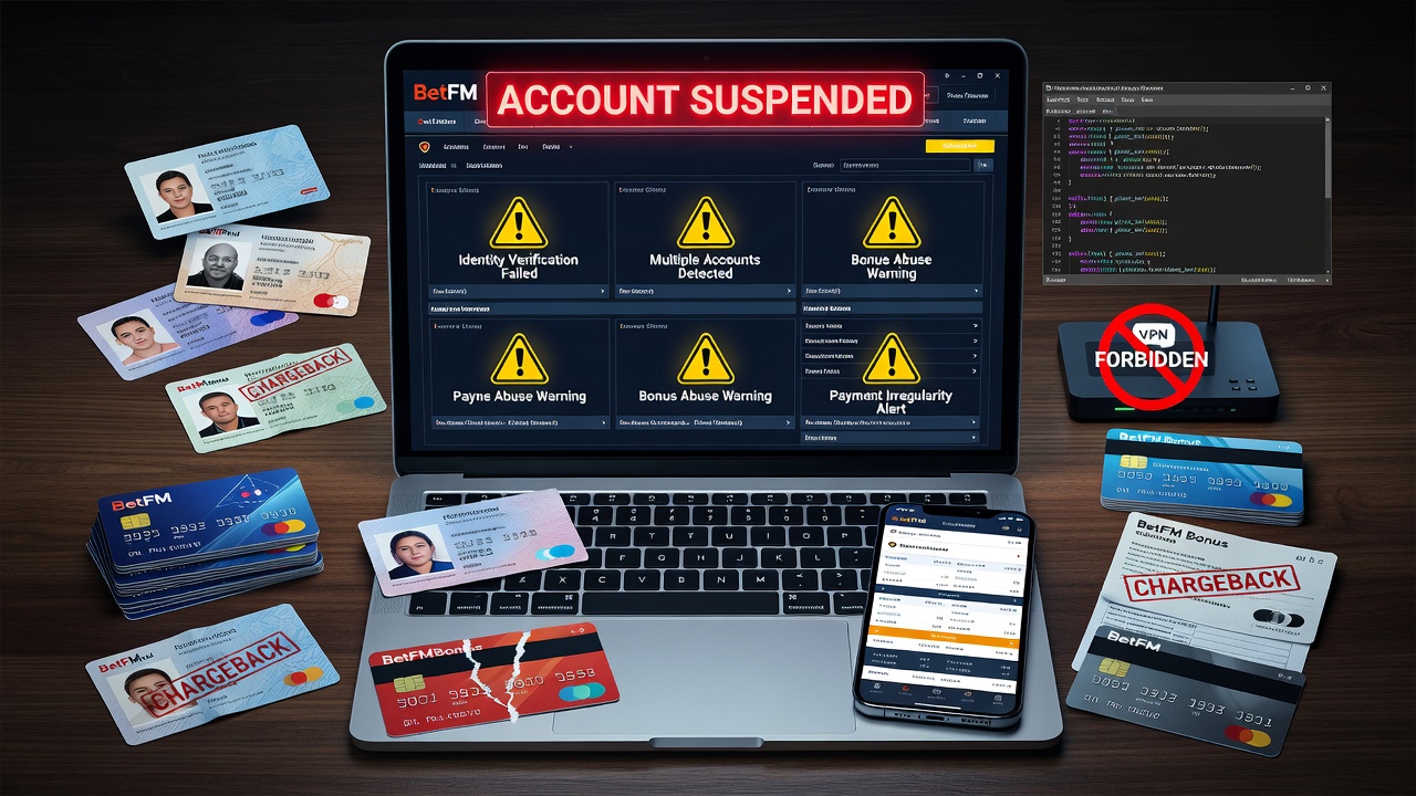 BetFM Account Suspension Reasons: Actions and Terms Violations That Lead to Blocking (and How to Avoid It)