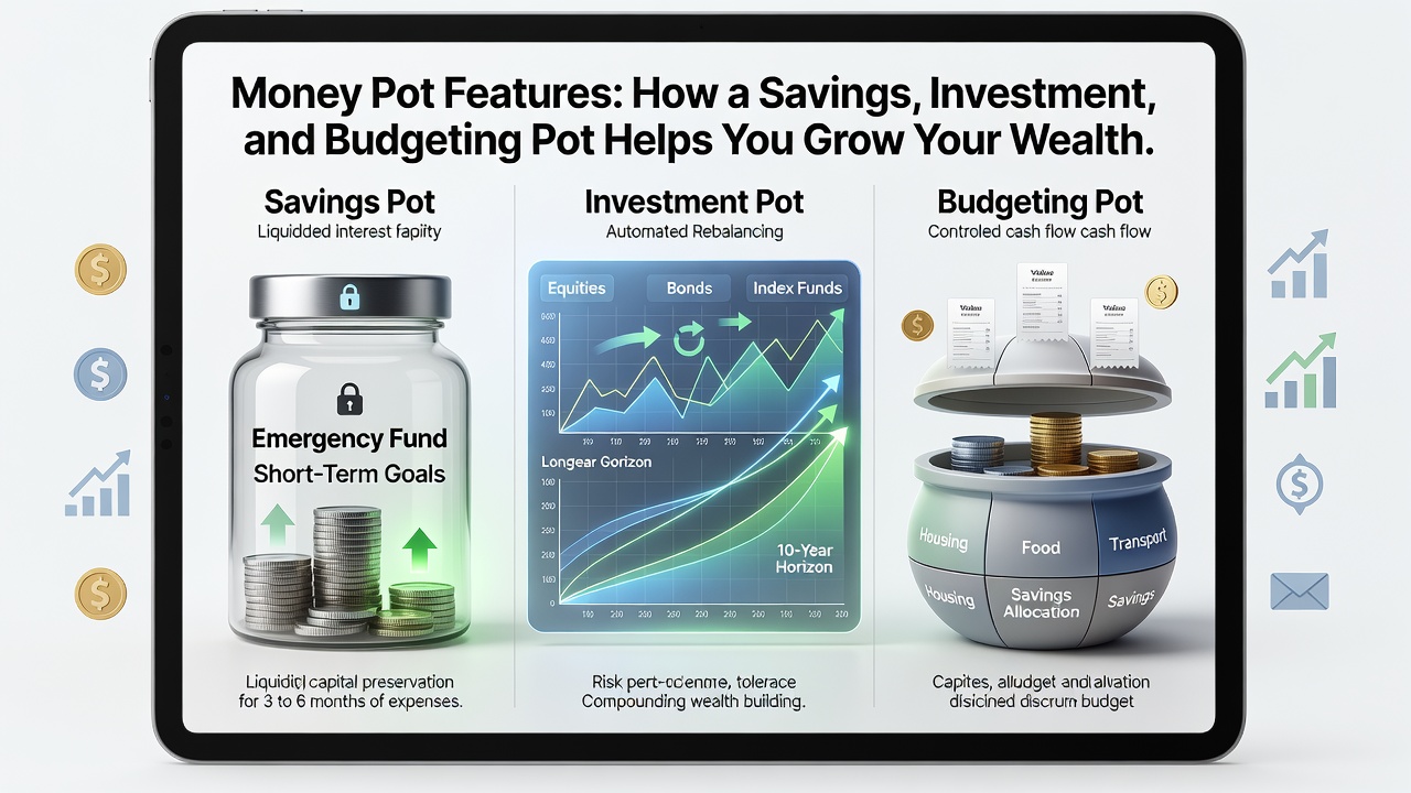 Money Pot Features: How a Savings, Investment, and Budgeting Pot Helps You Grow Your Wealth